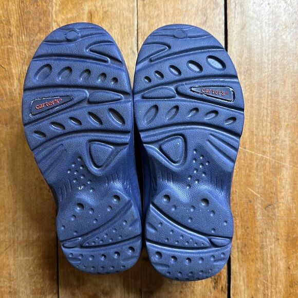 Carters sneakers size 9 to 10 Boys Blue Slip On No Tie Lightweight Foam shoe - Picture 5 of 5